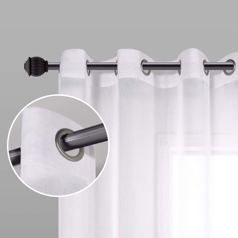 KOUFALL Teal Coastal Curtains for Living Room 63 Inch Length,Sheer Cowgirl Room Decor Ocean Mermaid Curtains for Girls Bedroom - Image 5